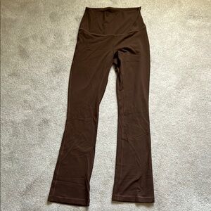 Lululemon brown flare leggings
